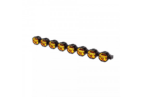 Светодиодная балка Aurora 320W Дальний + ДХО (ALO-W-4-R12T3-AW-D8)