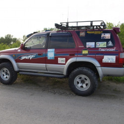 Силовые пороги для Toyota 4Runner/Surf 180/185 1996-2002