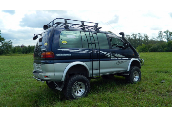 Багажник на крышу для Mitsubishi Delica L400 (Булка) с высокой крышей