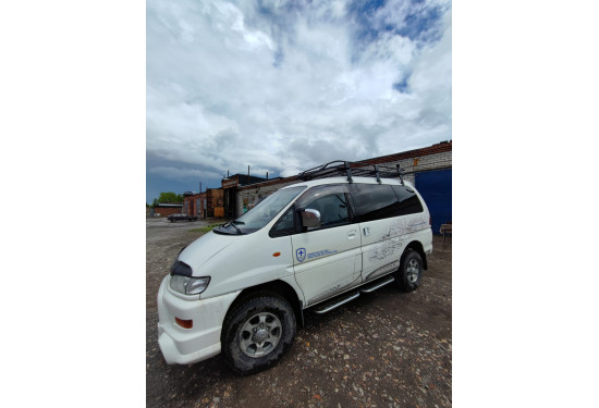 Багажник на крышу для Mitsubishi Delica L400 (Булка) с высокой крышей