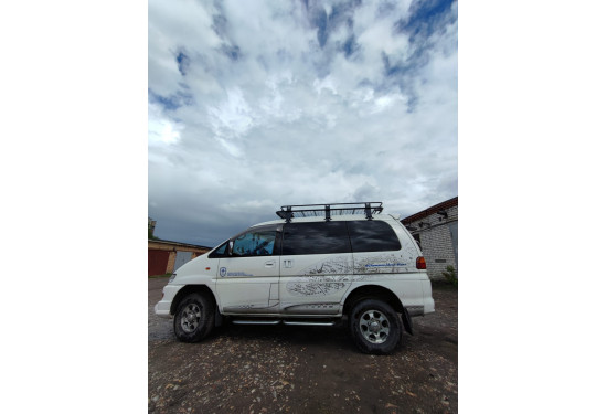 Багажник на крышу для Mitsubishi Delica L400 (Булка) с высокой крышей