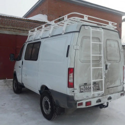 Лестница на дверь багажника для ГАЗ Соболь 4x4