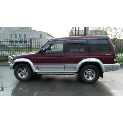 Силовые пороги для Mitsubishi Pajero 2 (5 дверей)