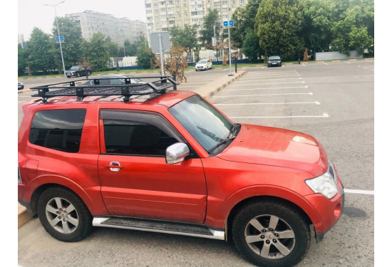 Багажник на крышу для Mitsubishi Pajero 4 (3 двери)