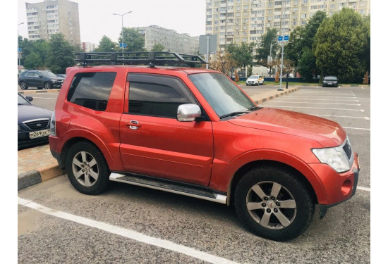 Багажник на крышу для Mitsubishi Pajero 4 (3 двери)