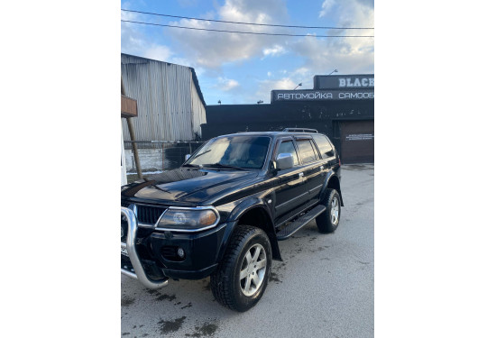 Силовые пороги для Mitsubishi Pajero Sport 1996-2008