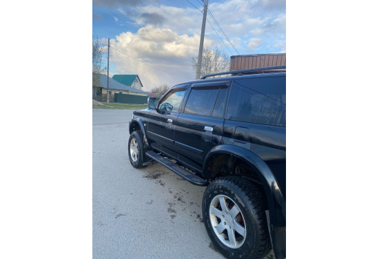 Силовые пороги для Mitsubishi Pajero Sport 1996-2008