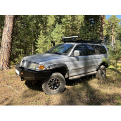 Силовые пороги для Mitsubishi Pajero Sport 1996-2008