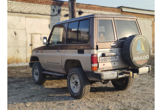 Силовые пороги для Toyota Land Cruiser Prado 78 (короткая база)