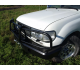 Передний силовой бампер для Toyota Land Cruiser 80 с кенгурином и местами под ПТФ