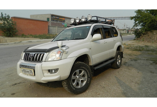 Силовые пороги для Toyota Land Cruiser Prado 120