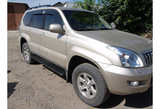 Силовые пороги для Toyota Land Cruiser Prado 120