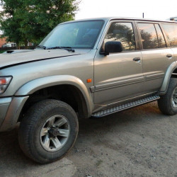 Силовые пороги для Nissan Patrol/Safari Y61