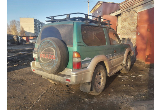 Багажник на крышу для Toyota Land Cruiser Prado 90 / 95 (3 двери)