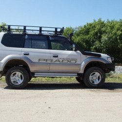 Багажник на крышу для Toyota Land Cruiser Prado 90 / 95 (5 дверей)