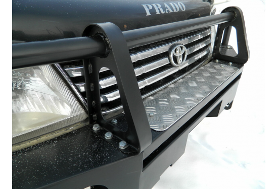Передний силовой бампер для Toyota Land Cruiser Prado 90/95 с кенгурином