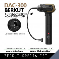 Компрессор переносной BERKUT DAC-300