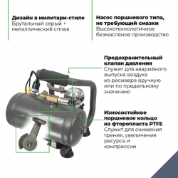 Пневмосистема с ресивером 3л BERKUT SA03