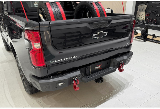 Бампер силовой задний BMS PRO-Line для Chevrolet Silverado 2017-2024 и GMC Sierra 2018-2024