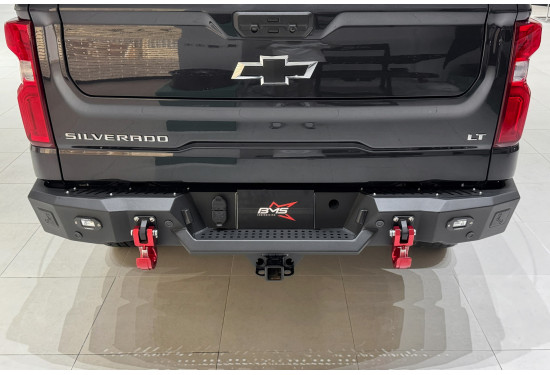 Бампер силовой задний BMS PRO-Line для Chevrolet Silverado 2017-2024 и GMC Sierra 2018-2024