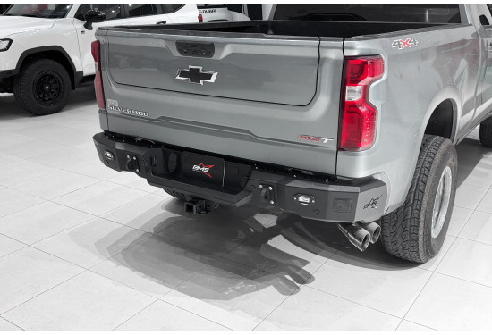 Бампер силовой задний BMS PRO-Line для Chevrolet Silverado 2017-2024 и GMC Sierra 2018-2024