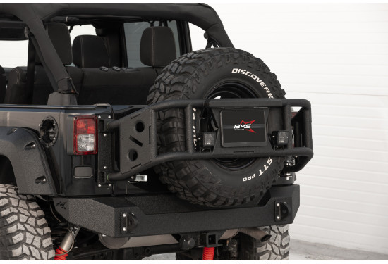 Калитка под запаску BMS ALFA для Jeep Wrangler JK 2006+