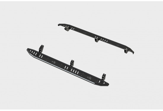 Пороги алюминиевые BMS Travel для Toyota Land Cruiser 300 2021-2025