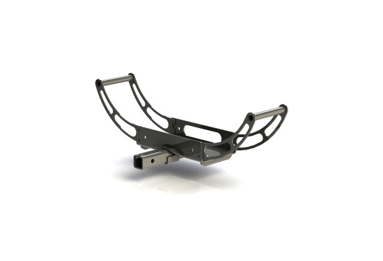 Универсальная переносная площадка для лебёдки в квадрат под фаркоп