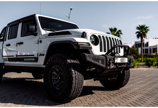 Бампер силовой передний BMS HUNTER для Jeep Gladiator JT 2018-2023 и Jeep Wrangler JL 2018-2023