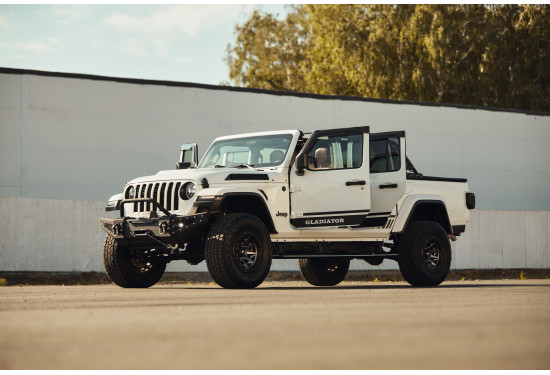 Бампер силовой передний BMS HUNTER для Jeep Gladiator JT 2018-2023 и Jeep Wrangler JL 2018-2023