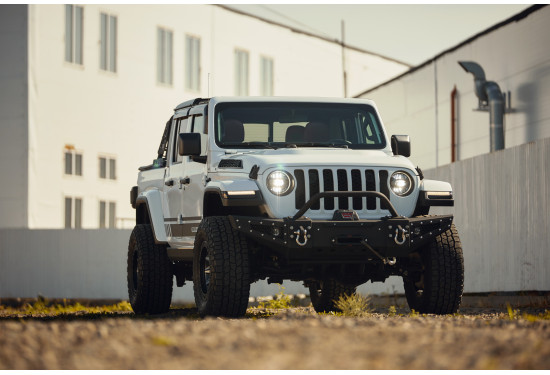 Бампер силовой передний BMS HUNTER для Jeep Gladiator JT 2018-2023 и Jeep Wrangler JL 2018-2023