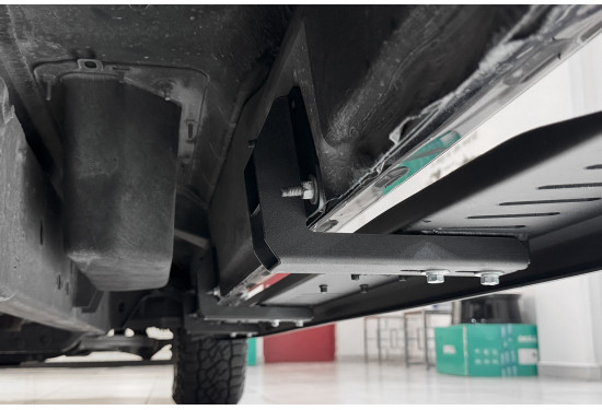 Пороги алюминиевые BMS Travel для Dodge Ram TRX Crew Cab 2018-2025