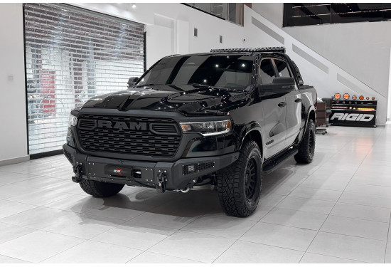 Пороги алюминиевые BMS Travel для Dodge Ram TRX Crew Cab 2018-2025