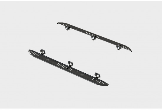 Пороги алюминиевые BMS Travel для Dodge Ram TRX Crew Cab 2018-2025