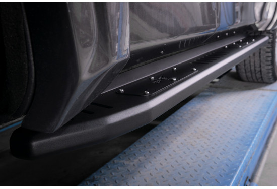 Пороги алюминиевые BMS Travel для Nissan Patrol Y62 2015-2018