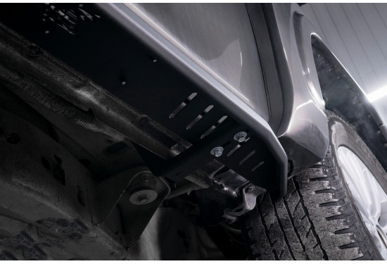 Пороги алюминиевые BMS Travel для Nissan Patrol Y62 2015-2018