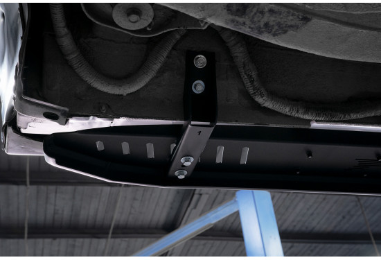 Пороги алюминиевые BMS Travel для Nissan Patrol Y62 2015-2018