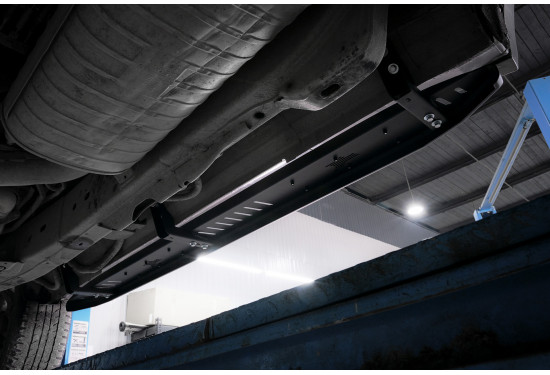 Пороги алюминиевые BMS Travel для Nissan Patrol Y62 2015-2018