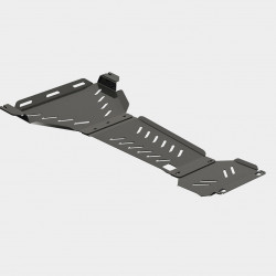 Защита картера двигателя и КПП BMS для Dodge Ram 1500 Crew Cab 2019-2024 3.0 л дизель