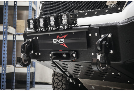 Крепление для дополнительной оптики под номерной знак с защитной дугой