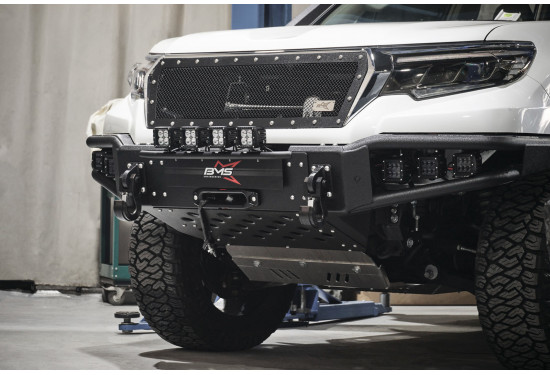 Крепление для дополнительной оптики под номерной знак с защитной дугой