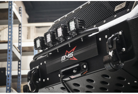 Крепление для дополнительной оптики под номерной знак с защитной дугой