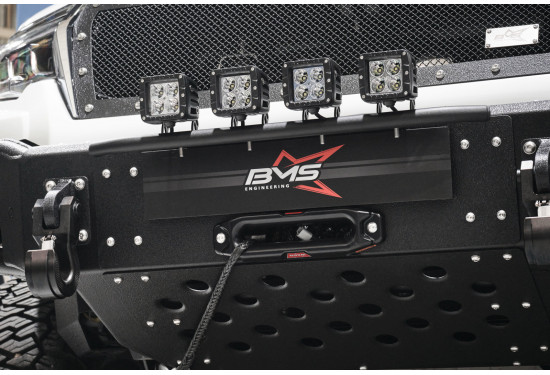 Крепление для дополнительной оптики под номерной знак с защитной дугой