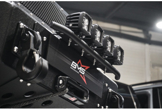 Крепление для дополнительной оптики под номерной знак с защитной дугой