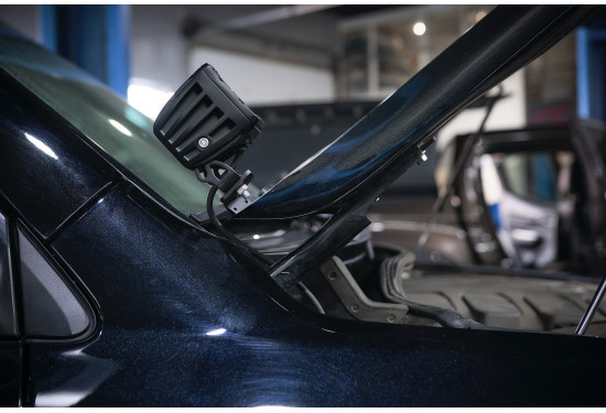 Крепление фар на капот для Toyota Land Cruiser 200 2007-2021