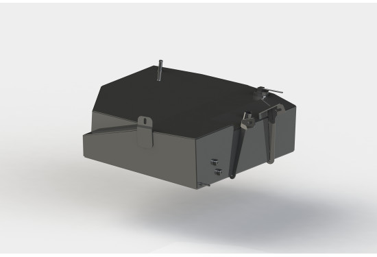 Дополнительный топливный бак алюминиевый BMS 119 л для Тойота Ленд Крузер 300