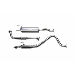 Выхлопная система (одинарная) для Toyota Land Cruiser 100 1998-2006 1HD