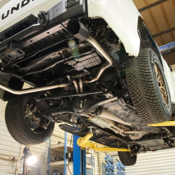 Выхлопная система для Toyota Tundra Double Cab 2022-2025 кетбек