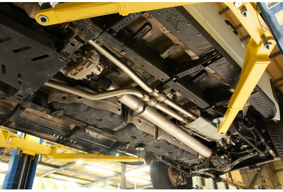 Выхлопная система для Toyota Tundra Double Cab 2022-2025 кетбек