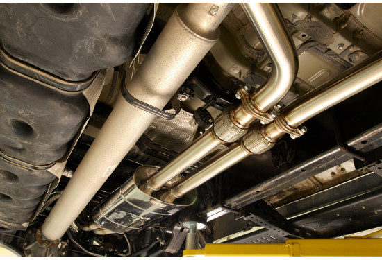 Выхлопная система для Toyota Tundra Double Cab 2022-2025 кетбек